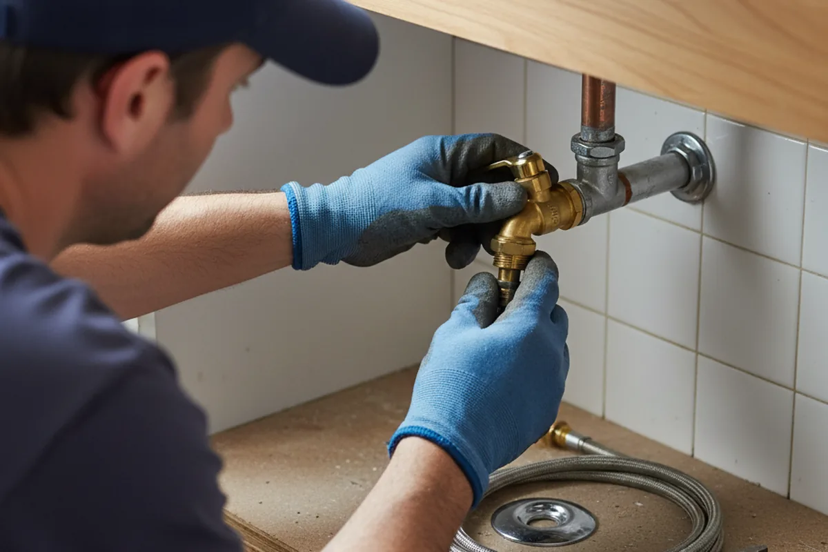 Shutoff valve and fitting work during Emergency Plumbing in Lakeview